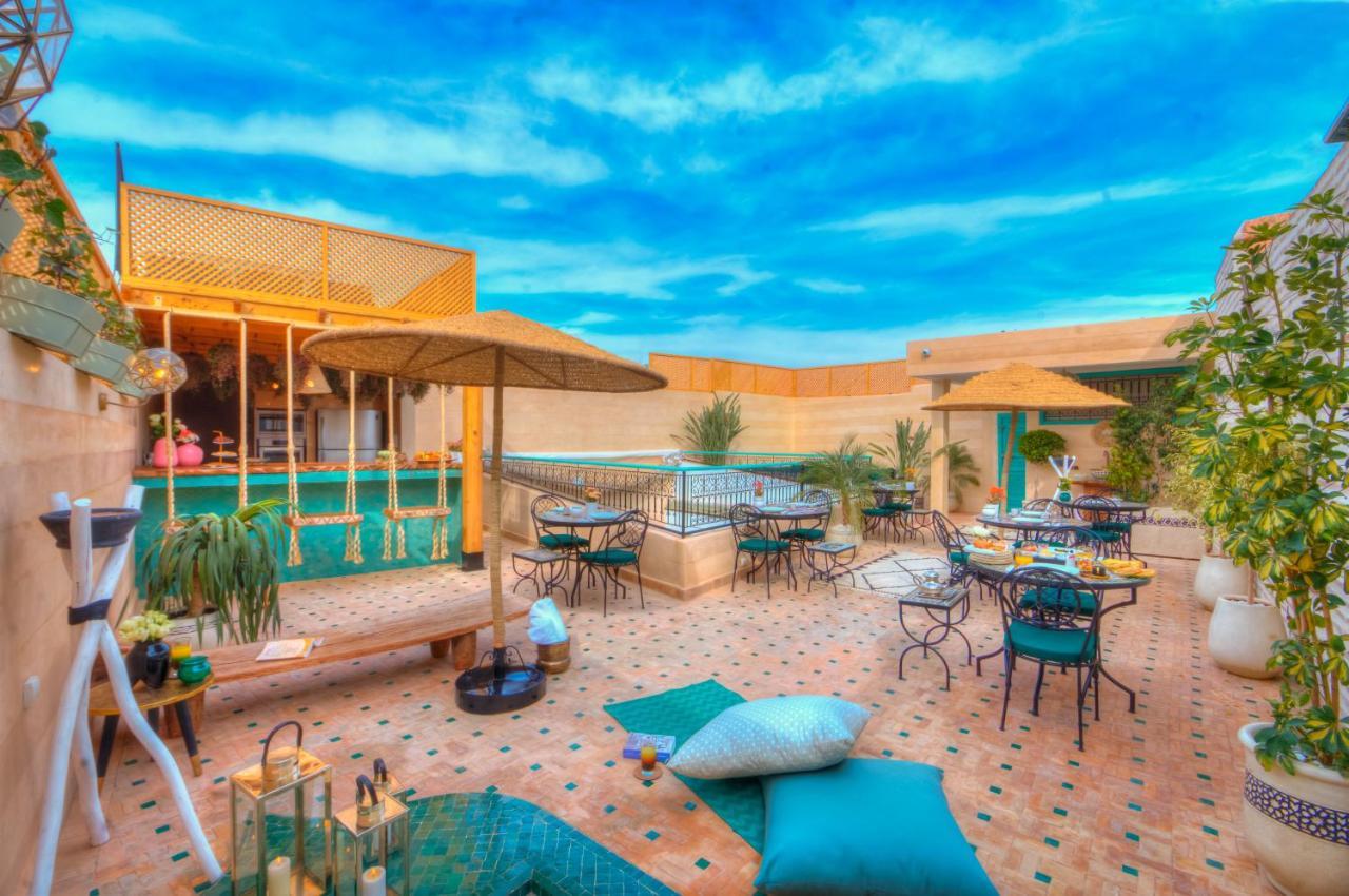 Riad Paradis Blanc Marrakesch Exterior foto
