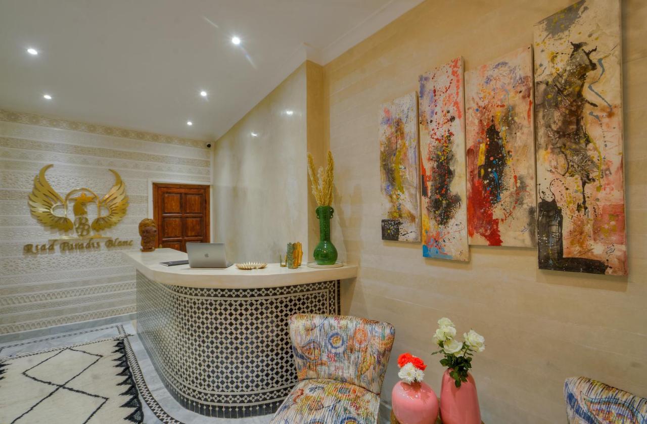 Riad Paradis Blanc Marrakesch Exterior foto