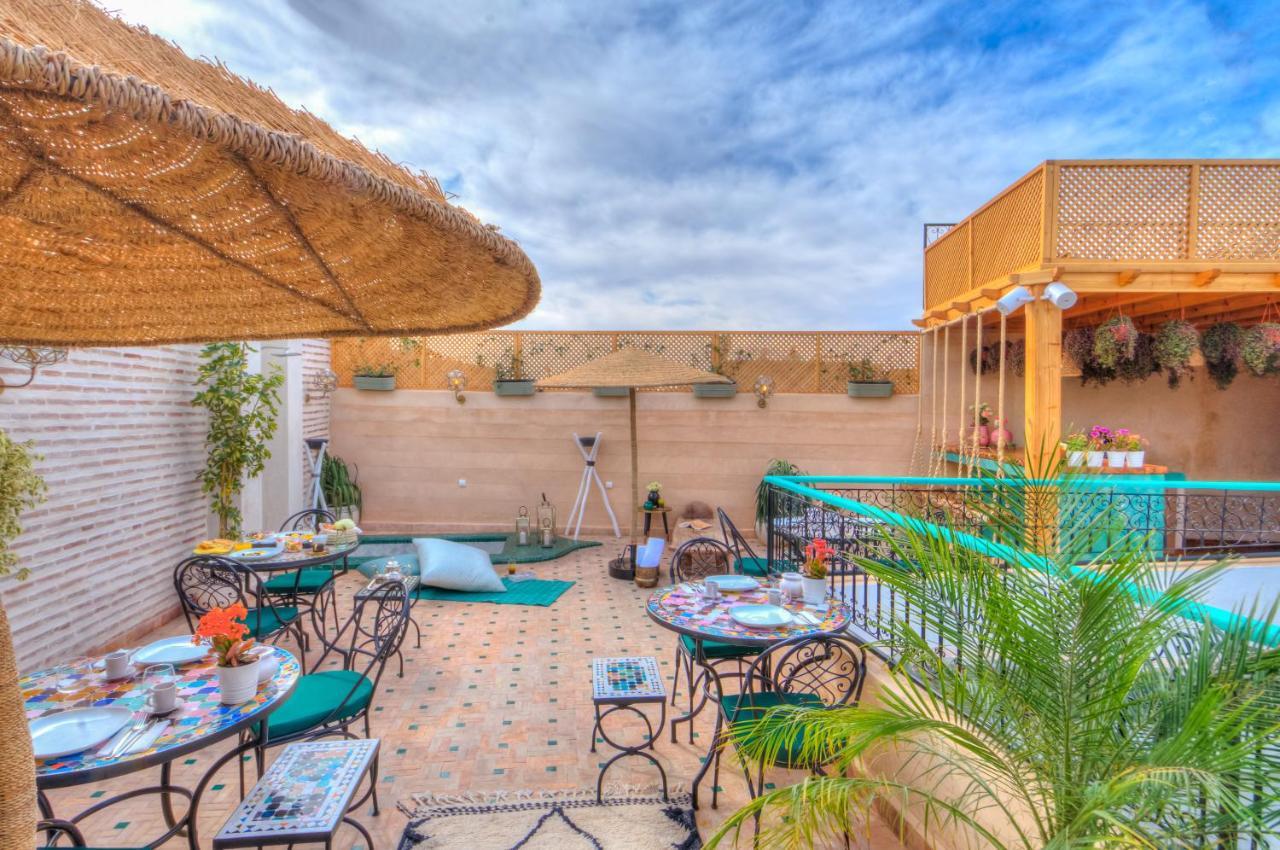 Riad Paradis Blanc Marrakesch Exterior foto
